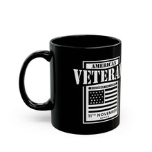 Load image into Gallery viewer, American Veteran - Black Mug (11oz, 15oz)
