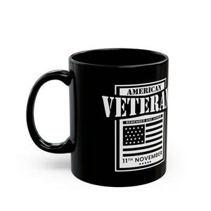 American Veteran - Black Mug (11oz, 15oz)