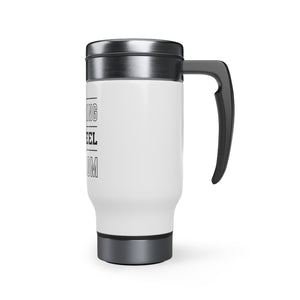 Start Exploring - Stainless Steel Travel Mug with Handle, 14oz