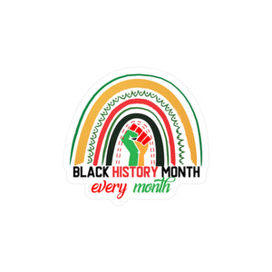 Black History Every Month - Kiss-Cut Vinyl Decals