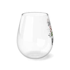 Just A Phase - Stemless Wine Glass, 11.75oz