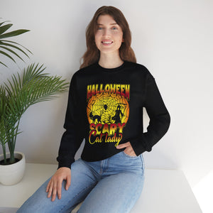 Scary Cat Lady - Unisex Heavy Blend™ Crewneck Sweatshirt