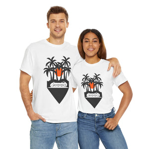 Summer Palm Trees - Unisex Heavy Cotton Tee