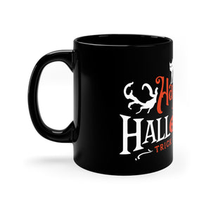 Happy Halloween - 11oz Black Mug