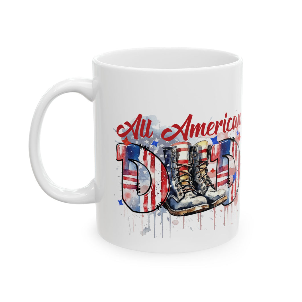 All American Dad - Ceramic Mug, (11oz, 15oz)