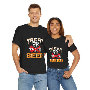 Trick Or Beer - Unisex Heavy Cotton Tee