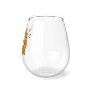 Mommy's Lucky Charm - Stemless Wine Glass, 11.75oz