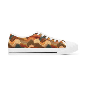 Earth Tones Ver 2 - Women's Low Top Sneakers