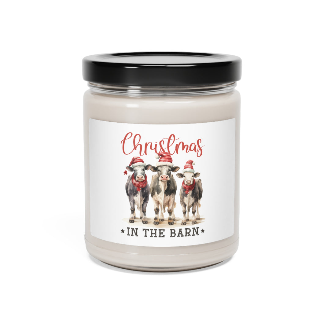 Christmas In The Barn - Scented Soy Candle, 9oz