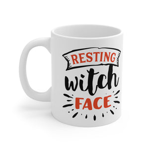 Resting Witch Face - Ceramic Mug 11oz