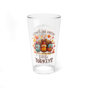 Little Turkeys -  Mixing Glass, 16oz