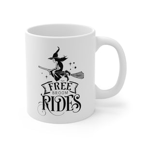 Free Broom Rides - Ceramic Mug 11oz
