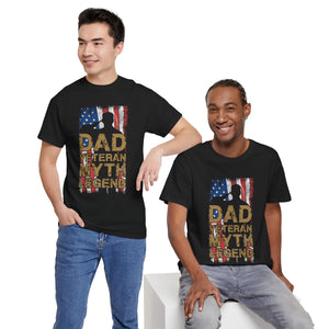 Dad Veteran - Unisex Heavy Cotton Tee