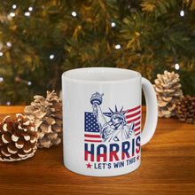 Load image into Gallery viewer, Harris Lets Win This - Ceramic Mug, (11oz, 15oz)
