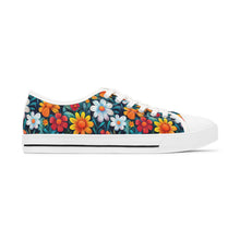 Load image into Gallery viewer, Cartoon Flowers Ver 3 - Women&#39;s Low Top Sneakers
