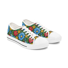 Load image into Gallery viewer, Cartoon Flowers Ver 1 - Women&#39;s Low Top Sneakers
