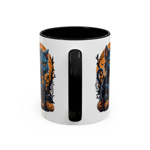 Halloween Cat (1) - Accent Coffee Mug (11, 15oz)