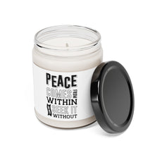 Load image into Gallery viewer, Peace Come From - Scented Soy Candle, 9oz

