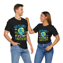 Load image into Gallery viewer, Go Planet - Unisex Jersey Short Sleeve Tee

