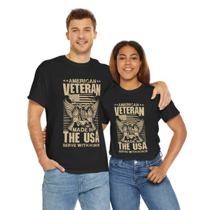 American Veteran - Unisex Heavy Cotton Tee