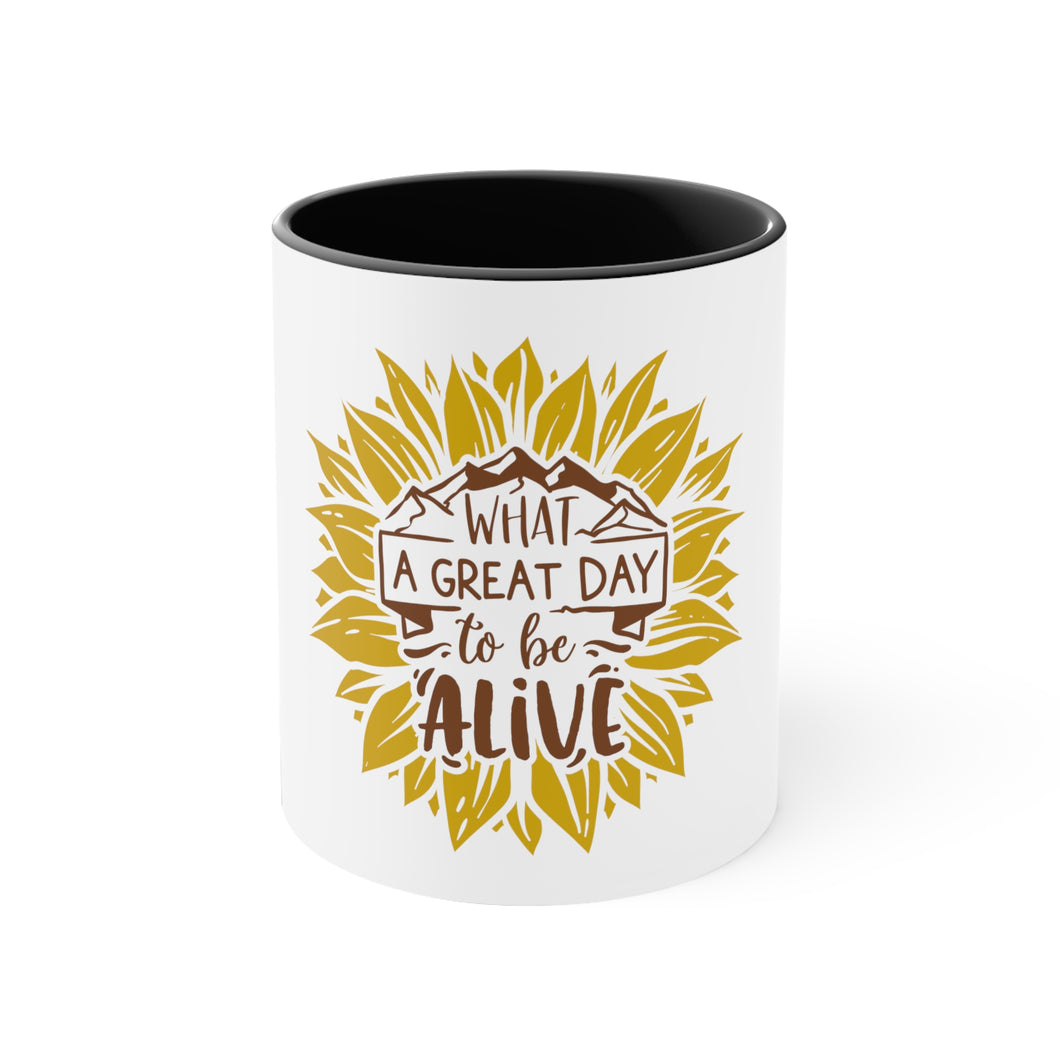 What A Great Day - Accent Coffee Mug, 11oz