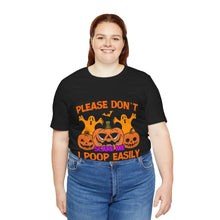 Load image into Gallery viewer, Please Don&#39;t Scare Me - Unisex Jersey Short Sleeve Tee
