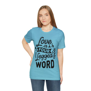 Love Is A - Unisex Jersey Short Sleeve Tee