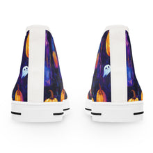 Load image into Gallery viewer, Pastel Ghosts &amp; Pumpkins - Women&#39;s High Top Sneakers
