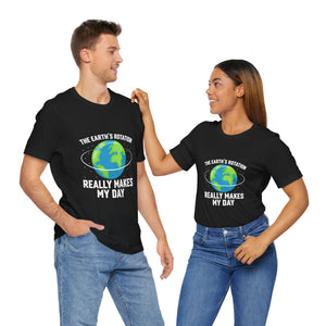 Earth's Rotation - Unisex Jersey Short Sleeve Tee