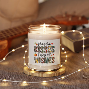 Pumpkin Kisses & Harvest Wishes - Scented Soy Candle, 9oz