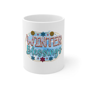 Winter Blessings - Ceramic Mug 11oz