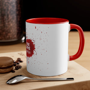 True Crime Junkie - Accent Coffee Mug, 11oz