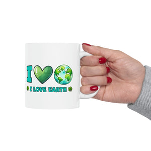 I Love Earth - Ceramic Mug, 11oz