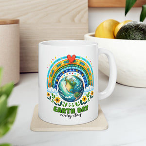 Earth Day Everyday - Ceramic Mug, 11oz