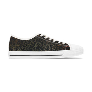 Line Art - Women's Low Top Sneakers