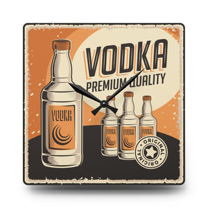 Retro Vodka - Acrylic Wall Clock