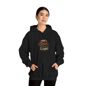 First We Gobble - Unisex Heavy Blend™ Hooded Sweatshirt