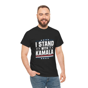 I Stand With Kamala - Unisex Heavy Cotton Tee