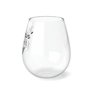 Mommin Ain't Easy - Stemless Wine Glass, 11.75oz