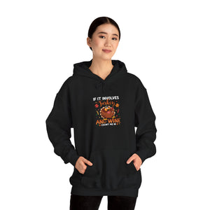 Turkey And Wine - Unisex Heavy Blend™ Hooded Sweatshirt