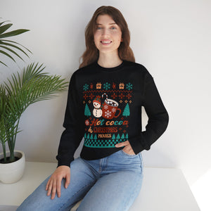 Hot Cocoa & Christmas - Unisex Heavy Blend™ Crewneck Sweatshirt