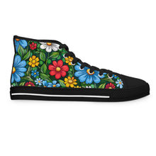 Load image into Gallery viewer, Cartoon Flowers Ver 1 - Women&#39;s High Top Sneakers
