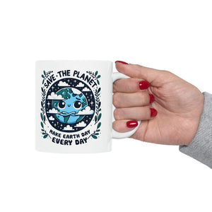 Save The Planet - Ceramic Mug, 11oz