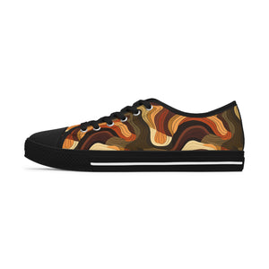 Earth Tones Ver 1 - Women's Low Top Sneakers