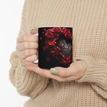 Load image into Gallery viewer, Valentine Hearts &amp; Roses (7) - Ceramic Mug 11oz
