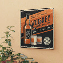 Load image into Gallery viewer, Retro Whiskey - Acrylic Wall Clock
