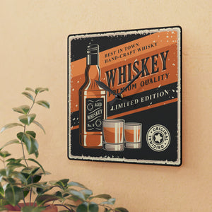 Retro Whiskey - Acrylic Wall Clock