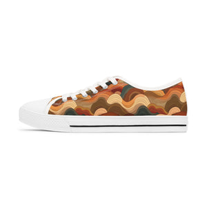 Earth Tones Ver 2 - Women's Low Top Sneakers