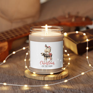 Christmas On The Farm - Scented Soy Candle, 9oz