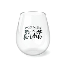 Load image into Gallery viewer, Partners In Wine - Stemless Wine Glass, 11.75oz
